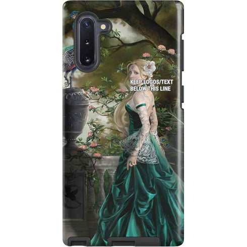 Woman with Peacocks by Nene Thomas Galaxy Cases